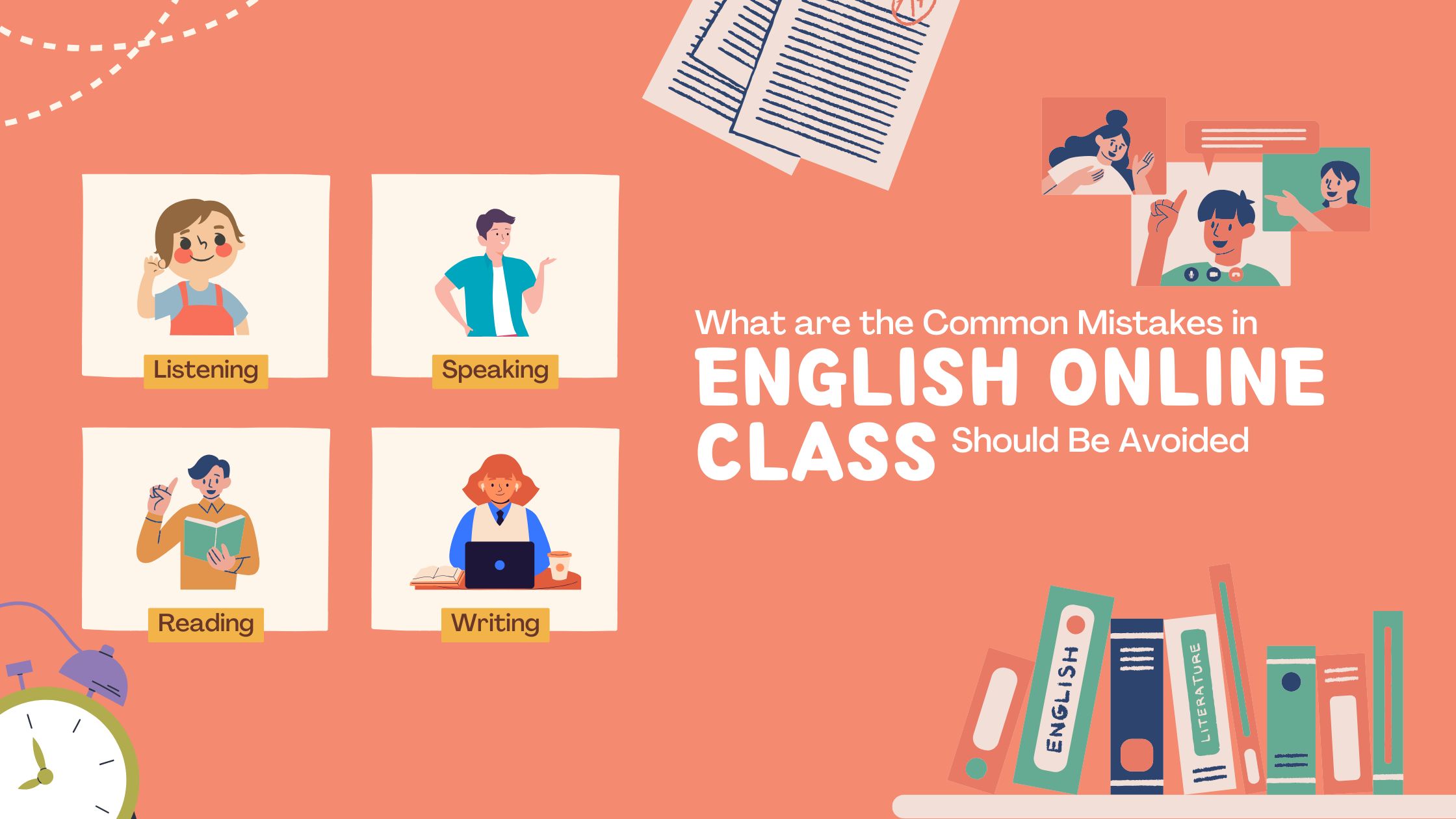 What are the Common Mistakes in English Online Class Should Be Avoided